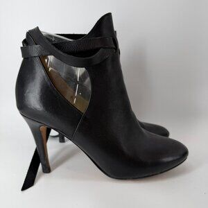 Jimmy Choo Leather Black Bootie Size 37.5 US 7